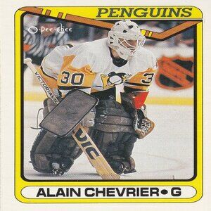 Alain Chevrier - 1990 O Pee Chee Hockey Card
